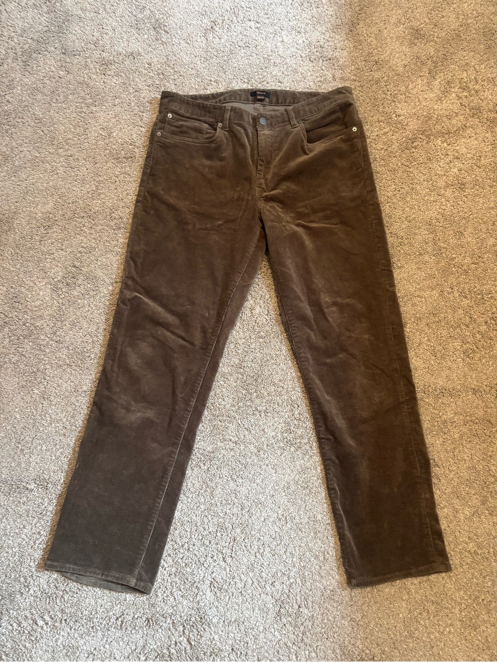 Quince Dark Green 5 Pocket Corduroy Pants